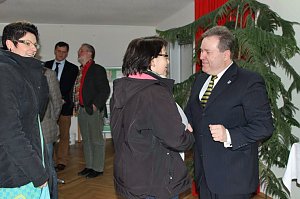 Zahlreiche Gratulanten kamen