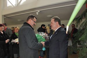 Zahlreiche Gratulanten kamen
