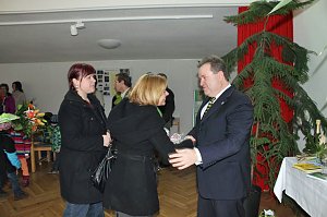 Zahlreiche Gratulanten kamen