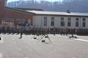 Indienststellung  des neuen Bataillons in Th&uuml;ringen