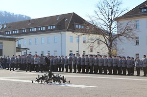 Indienststellung  des neuen Bataillons in Th&uuml;ringen