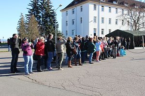 Indienststellung  des neuen Bataillons in Th&uuml;ringen
