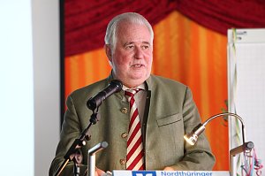 Landwirtschaftsfrühstück: Minister Jürgen Reinholz