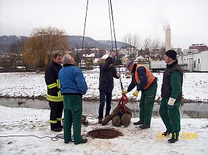 Rettungs&uuml;bung beim TAZ