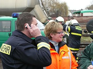 Einsatz bei Bahnunfall