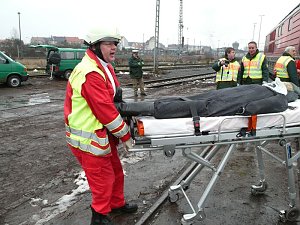 Einsatz bei Bahnunfall