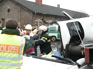Einsatz bei Bahnunfall