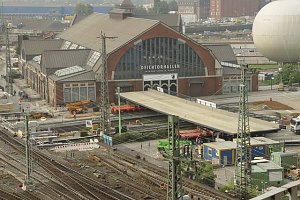 Schachtbauer am Hamburger Hauptbahnhof