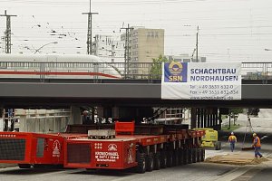 Schachtbauer am Hamburger Hauptbahnhof