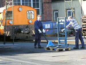 Zu Besuch im Bahnbetriebswerk