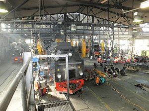 Zu Besuch im Bahnbetriebswerk