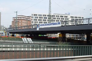 Schachtbauer am Hamburger Hauptbahnhof