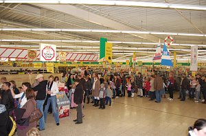 Autogrammstunde beFour in Nordhausen. nnz-City Scout on Tour