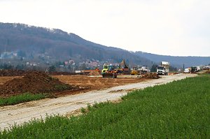 Erdarbeiten f&uuml;r neue Gro&szlig;b&auml;ckerei