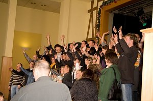 Schwerstarbeit beim Jahrgangstreffen