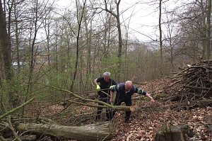 Zweit Amtsleiter im Einsatz: Jens Kohlhause (Bauamt) und Christian Kowal (Ordnungsamt)