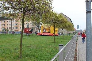 Ansturm auf die Schule