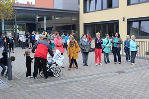 Ansturm auf die Schule
