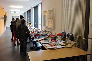 Ansturm auf die Schule