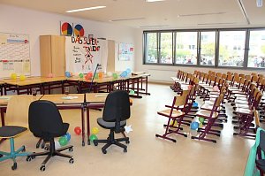 Ansturm auf die Schule
