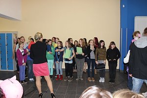 Ansturm auf die Schule
