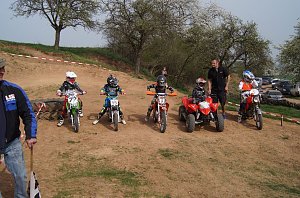 Die Kinder des Südharzer MSC auf der Strecke