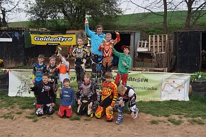 Die Kinder des Südharzer MSC auf der Strecke