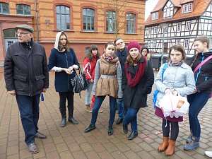 Russische Sch&uuml;ler in Nordhausen