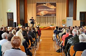 Graduierungsfeier im Audimax der FH Nordhausen