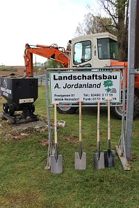 Errichtung eines Blickfangs begonnen