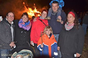 Osterfeuer in Ilfeld