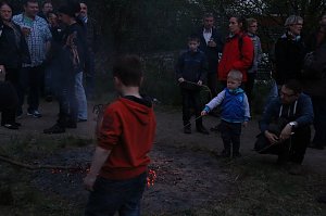 Osterfeuer in Nordhausen Nord