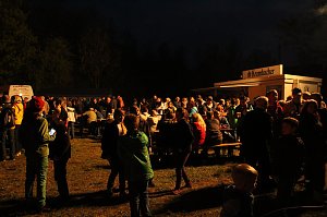 Osterfeuer in Nordhausen Nord
