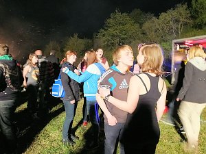 Osterfeuer in Nordhausen Nord