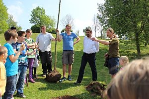 Zum Fest einen Baum gepflanzt