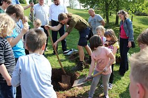 Zum Fest einen Baum gepflanzt