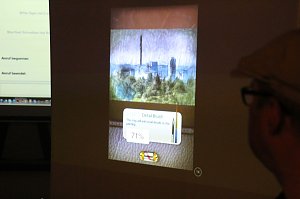 Ipad over Europe im Tabakspeicher
