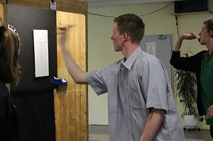 Dart-Elite zu Gast