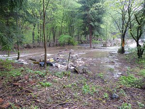 Spuren des Unwetters