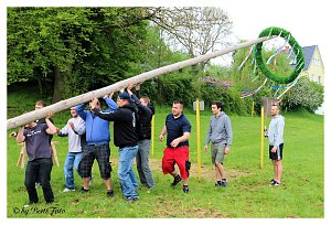 Maibaum gesetzt