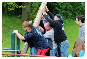 Maibaum gesetzt