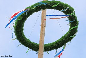 Maibaum gesetzt