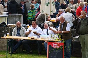 Maibaum in Obergebra gesetzt