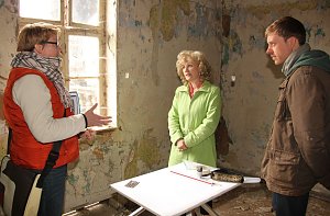 Landr&auml;tin Birgit Keller im Spiegelschen Haus zu Werna
