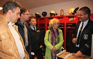 Landr&auml;tin Birgit Keller zu Besuch bei den Floriansj&uuml;ngern