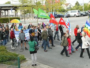 Protest gegen Neonazis