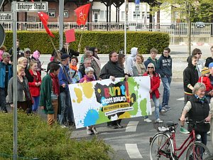 Protest gegen Neonazis