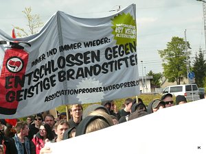 Protest gegen Neonazis