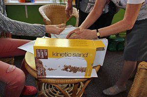 Besonderer Sand zum Spielen