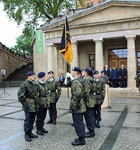 &Ouml;ffentliche Vereidigung in Sondershausen